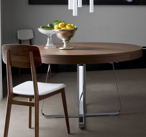 Ava Round Extending Table Ø 130 by Ligne Roset :: Dining ...